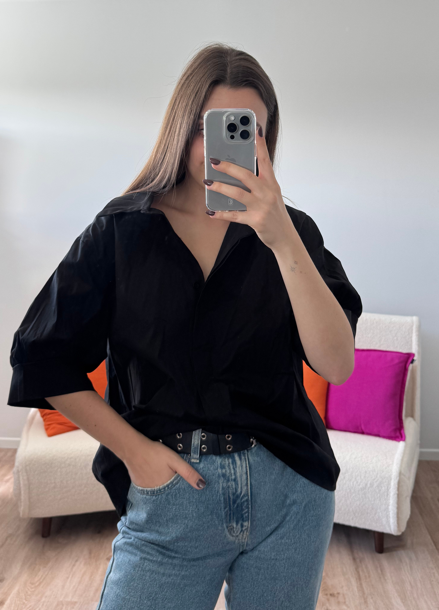 Chemise MAURINE noire