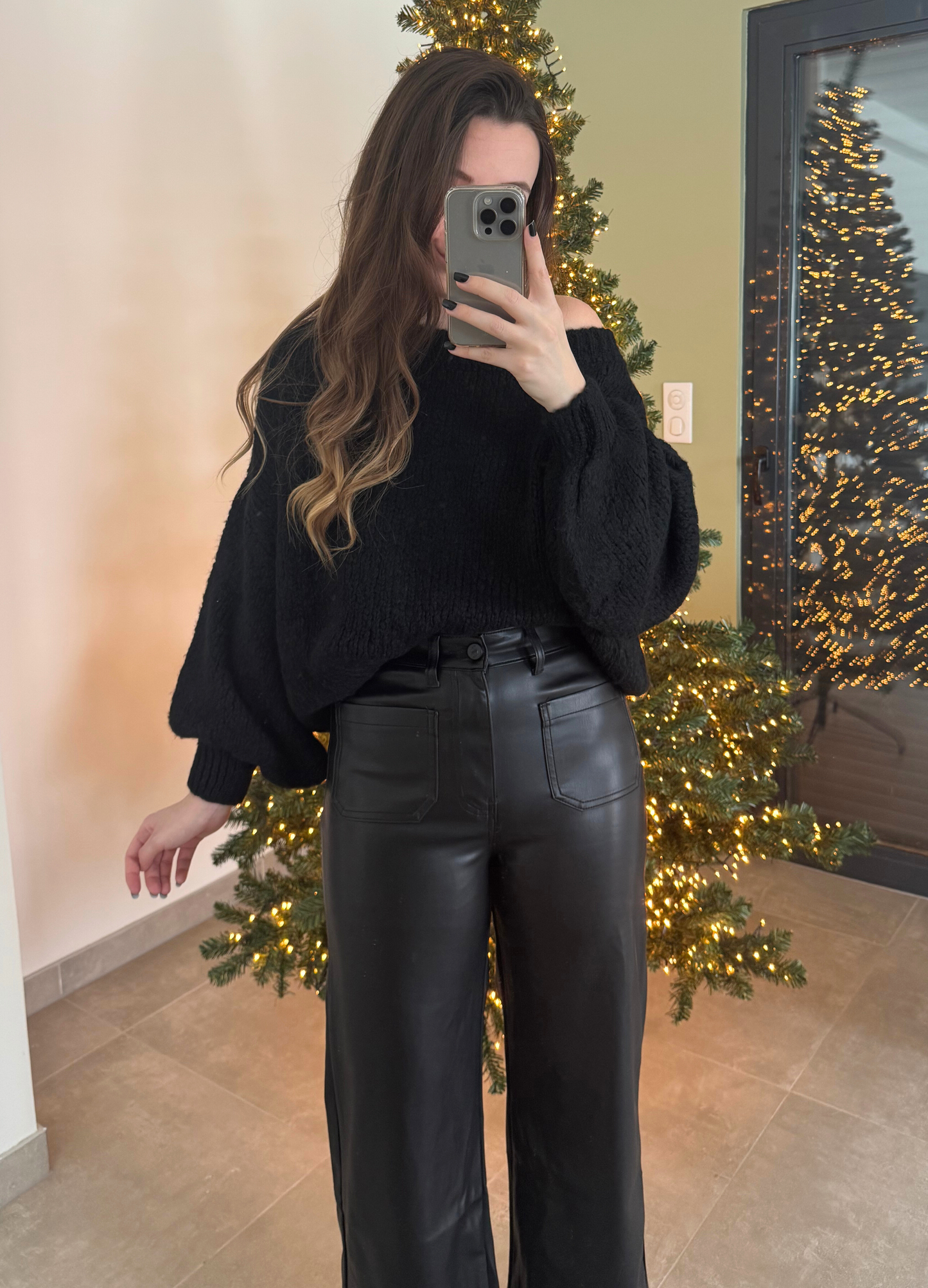 Pantalon similicuir ANA