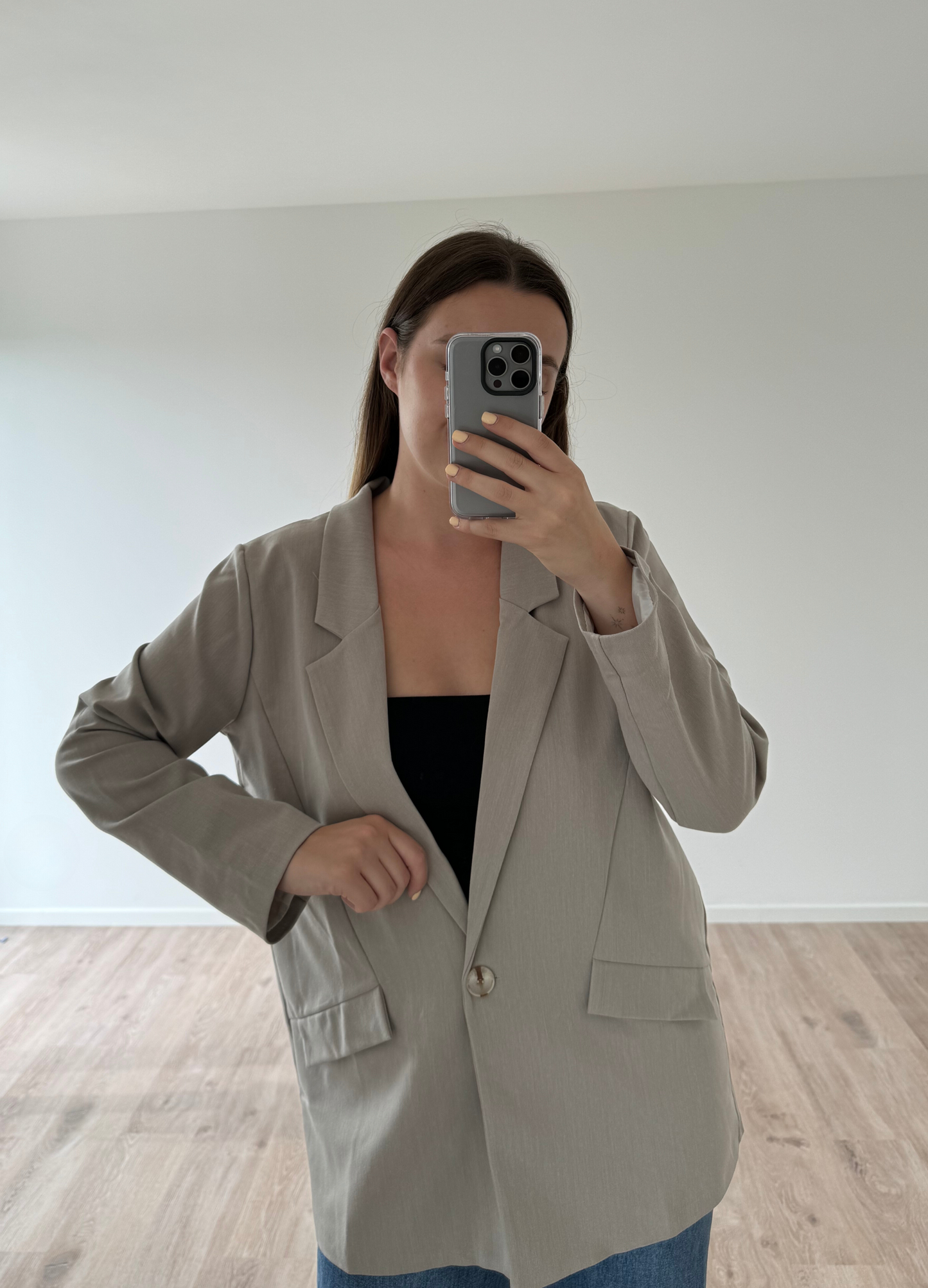 Blazer oversize MIA beige