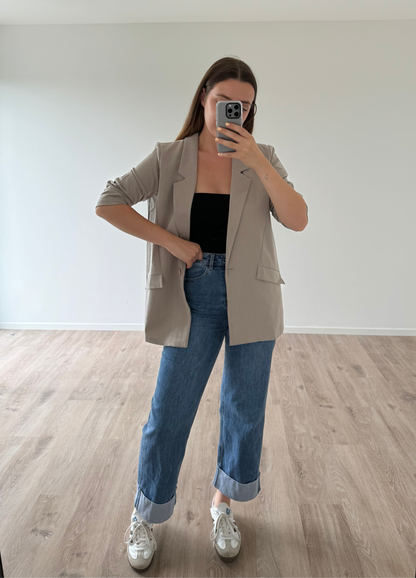 Blazer oversize MIA beige