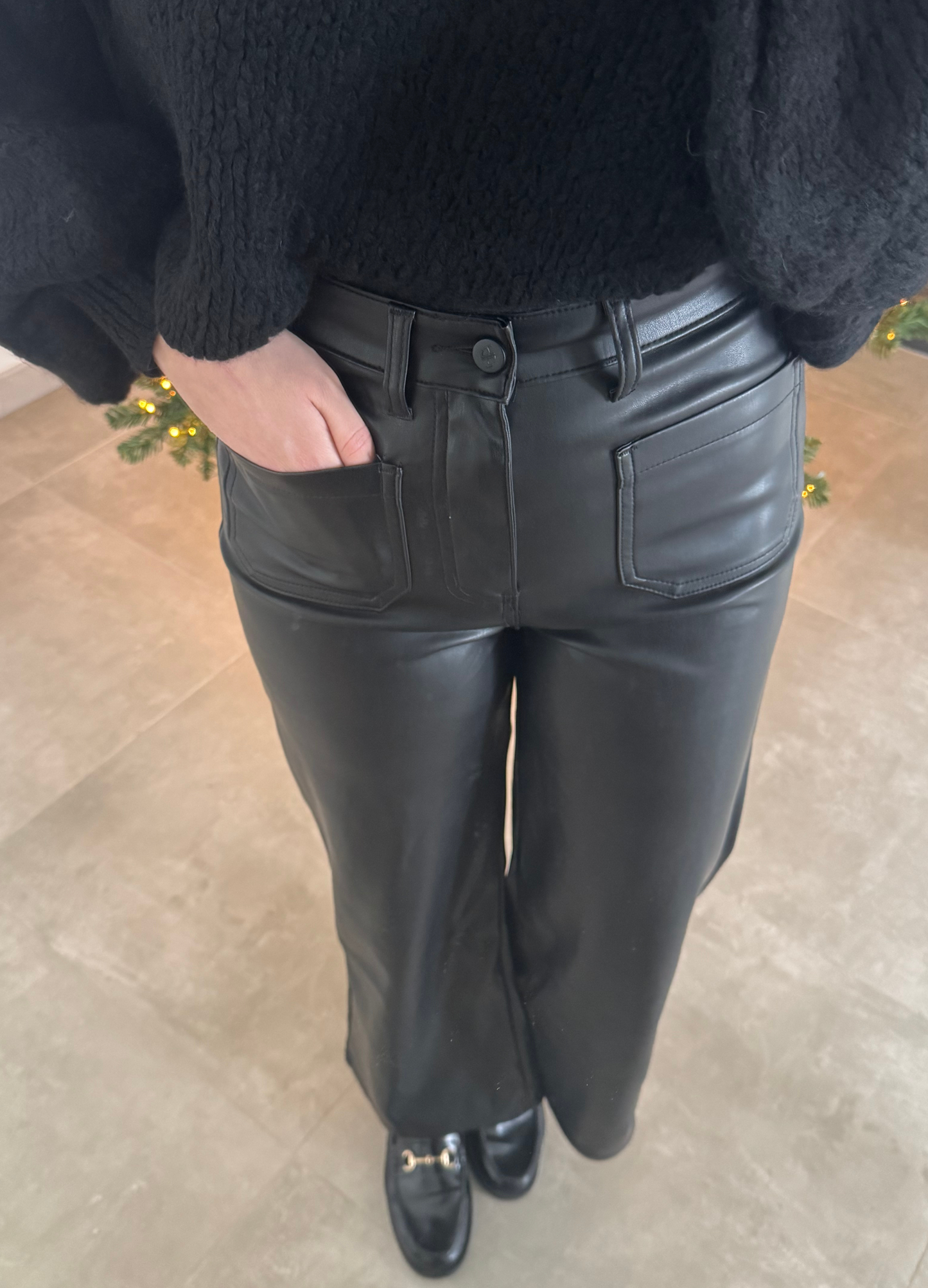 Pantalon similicuir ANA