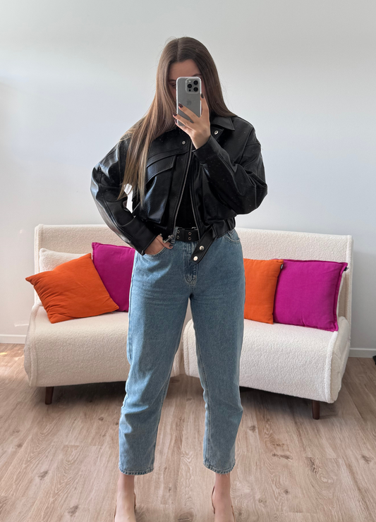 Veste en simili SOLENE