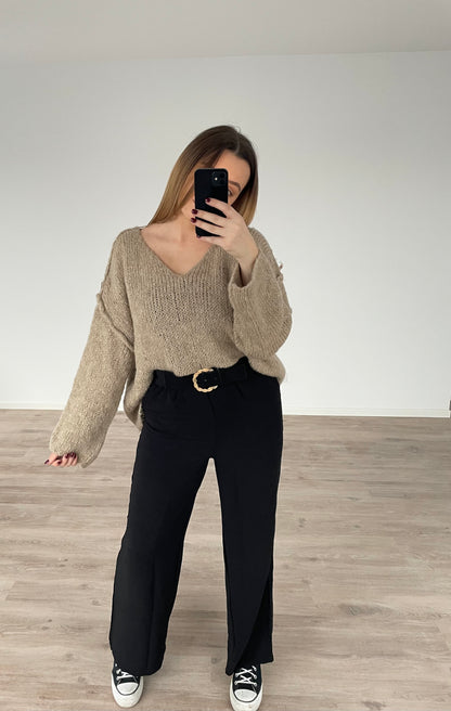 Pull CLARA taupe