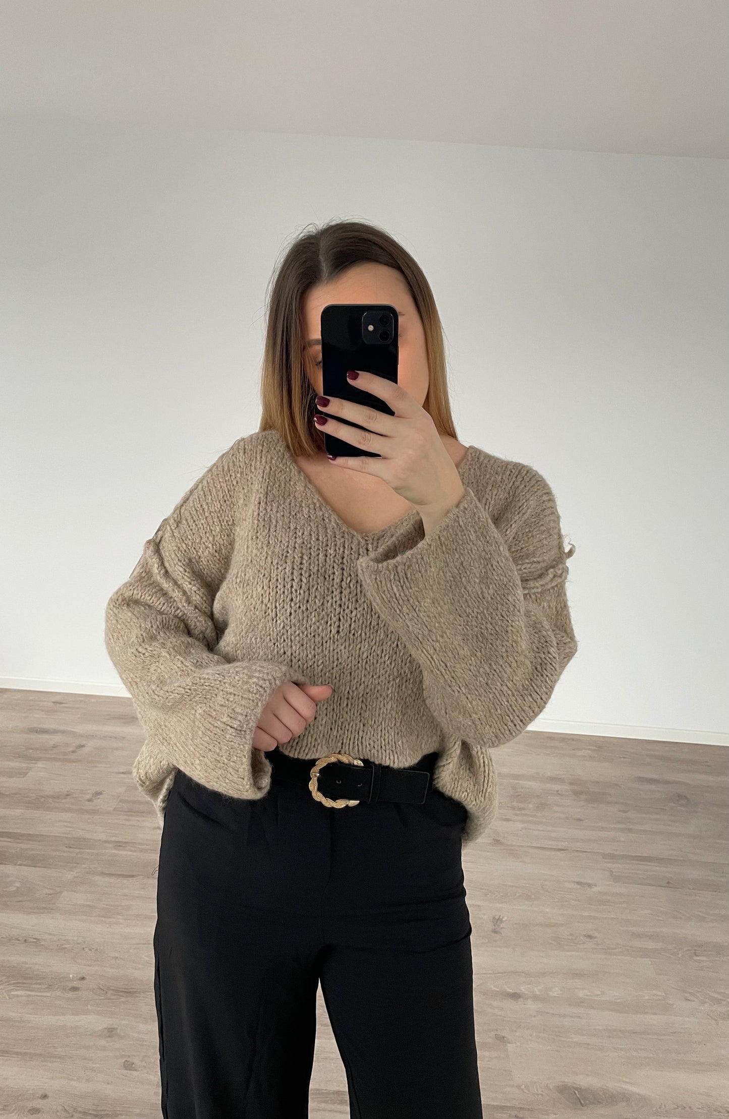 Pull CLARA taupe